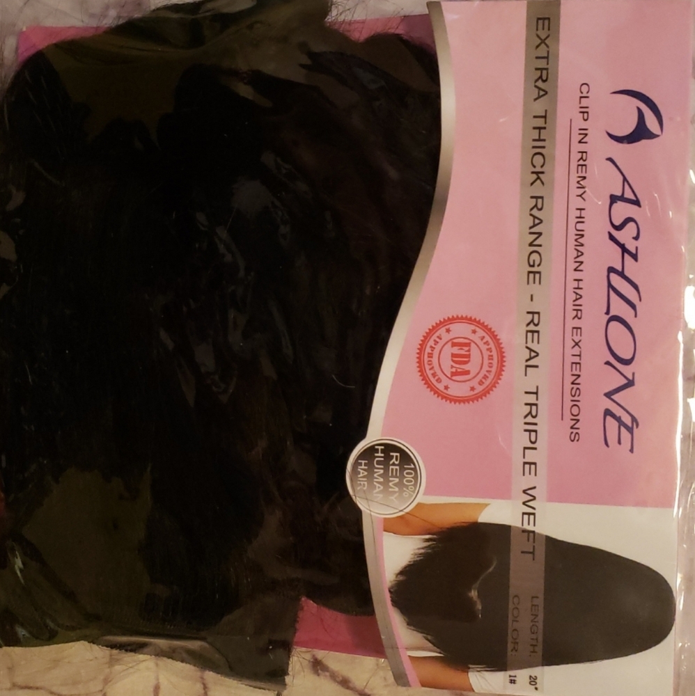 20inch Remy Human Hair Extensions Clip In - Picture 2 of 4